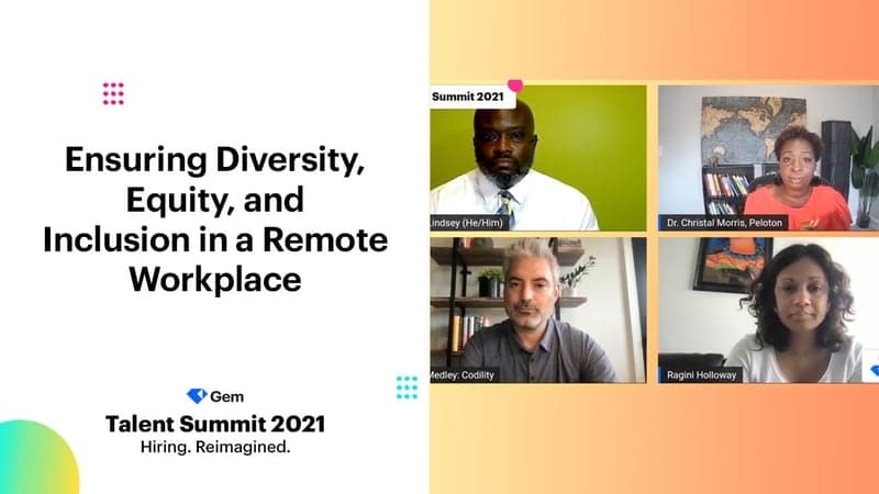 Ensuring diversity, equity, and inclusion in a remote workplace | Video Thumbnail