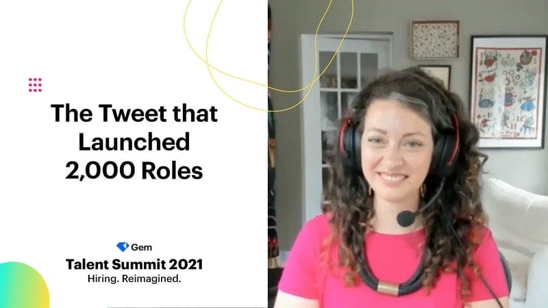 The tweet that launched 2k roles | Talent Summit | Image