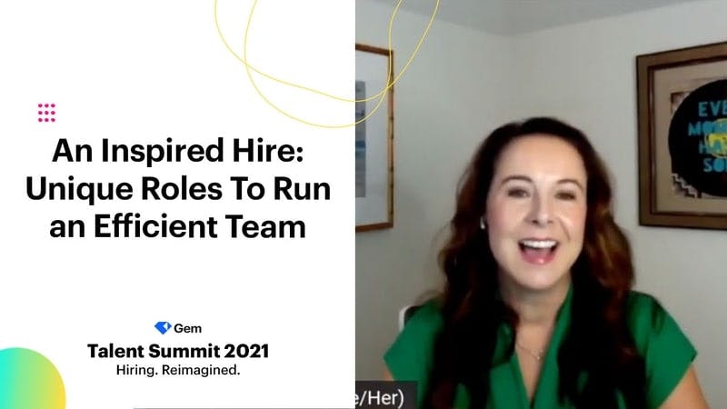 An inspired hire: Unique roles to run an efficient team | Video Thumbnail