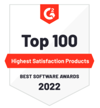 G2 top 100 highest satisfaction products best software awards 2022