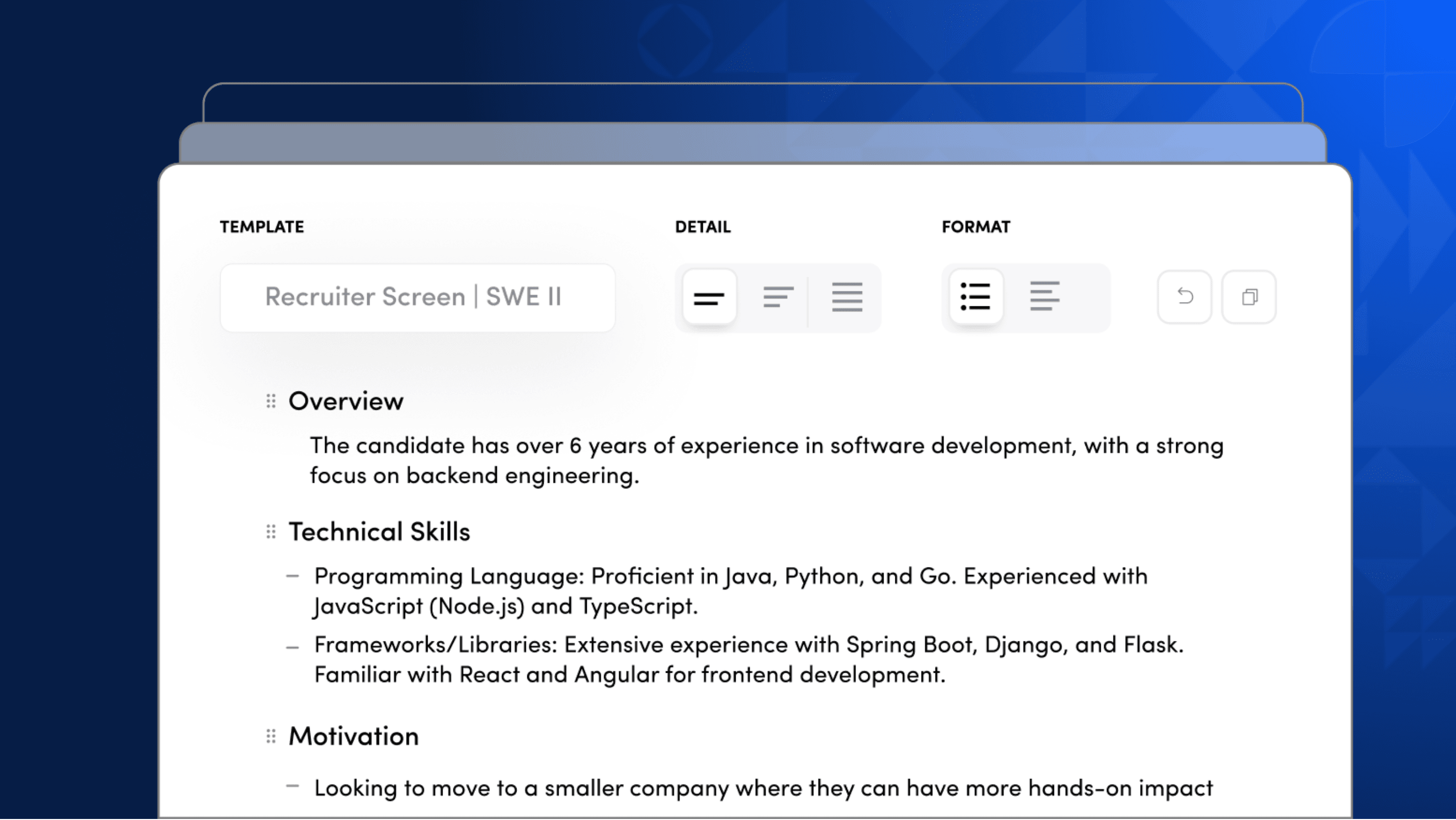 AI playbook blog - interview summaries