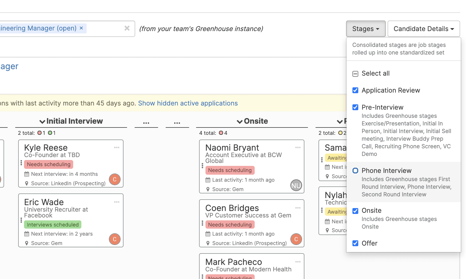 talent pipeline stages