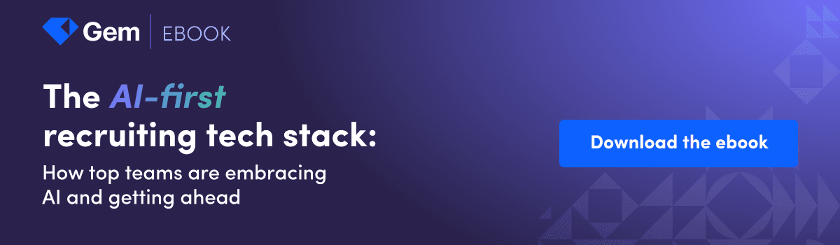 The AI-first recruiting tech stack banner image