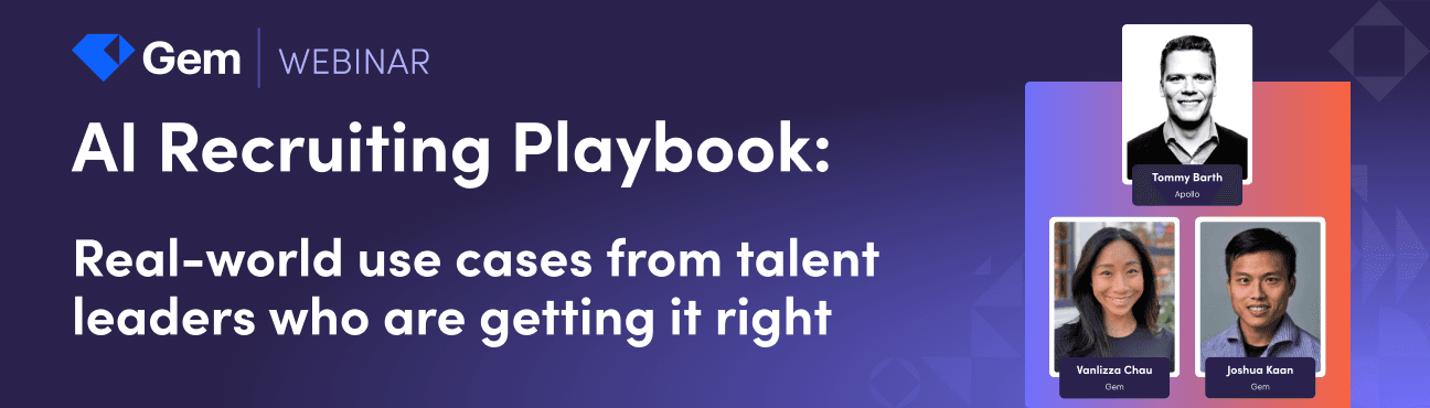AI Recruiting Playbook webinar