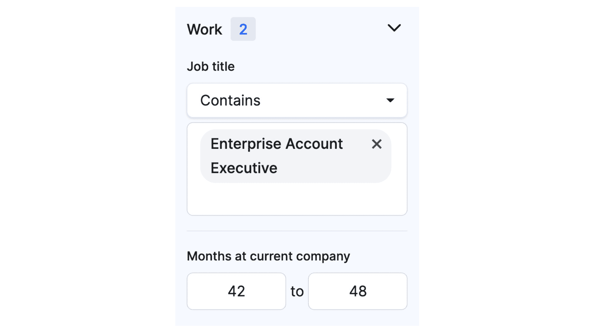 Months at current company