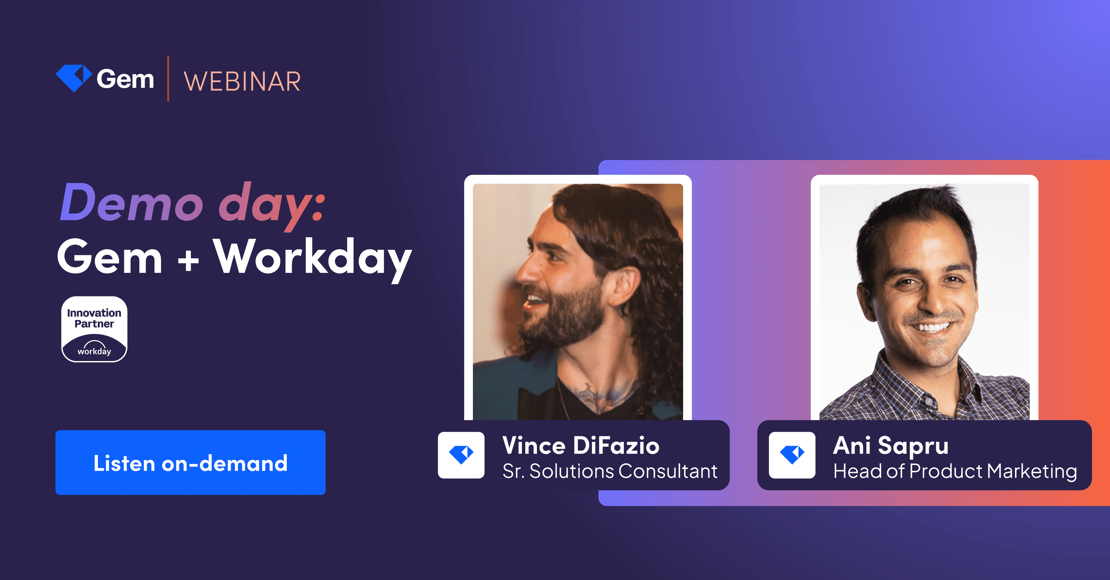 Demo day: Gem + Workday