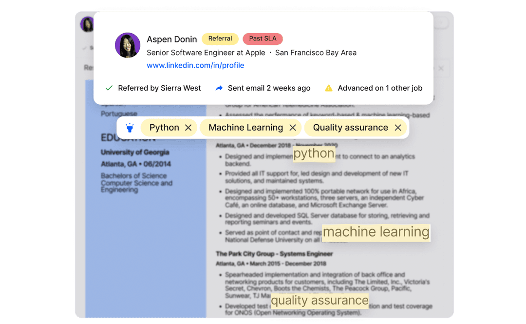 Application Review Keywords