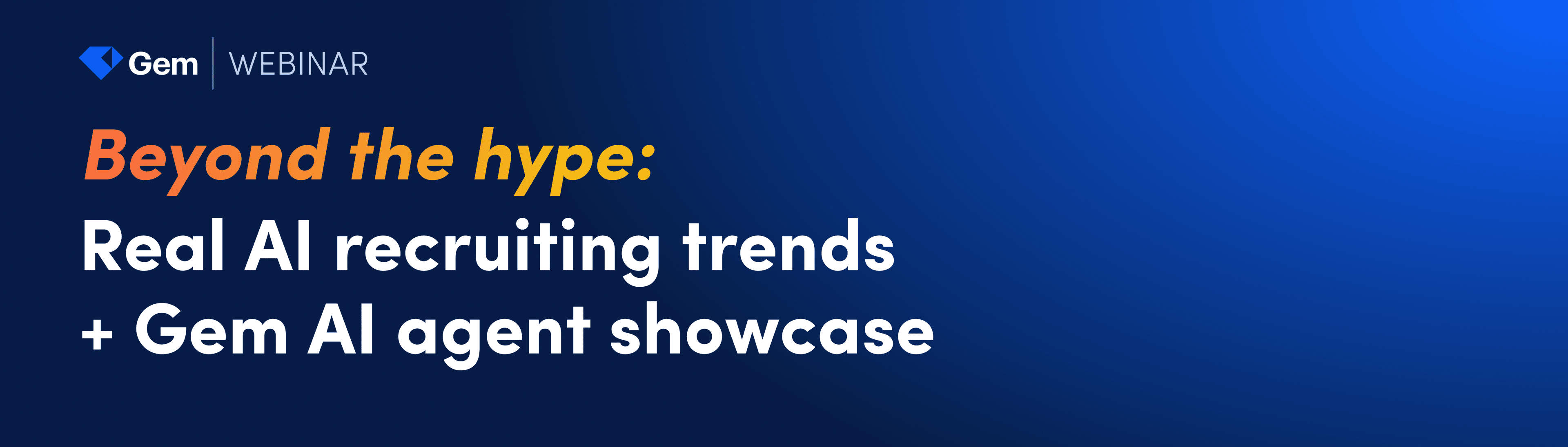 Webinar - -AI showcase- Campaign kit design - Landing Page Banner