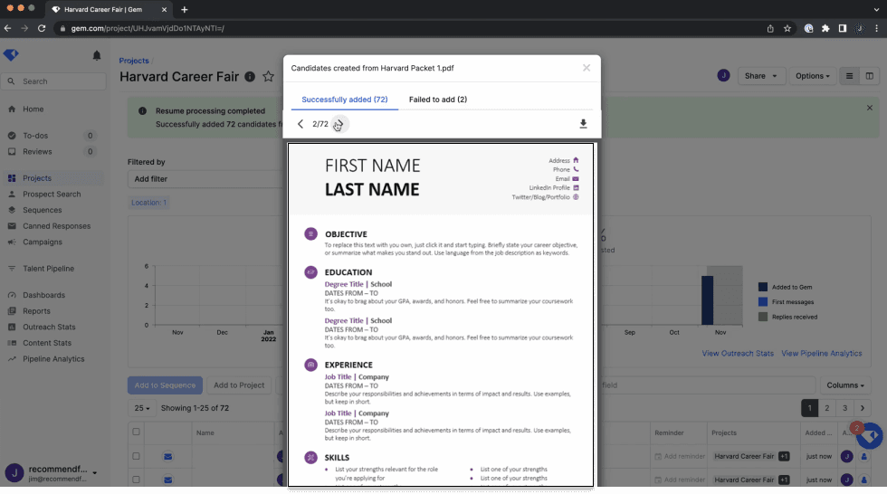 Resume Book Upload Image