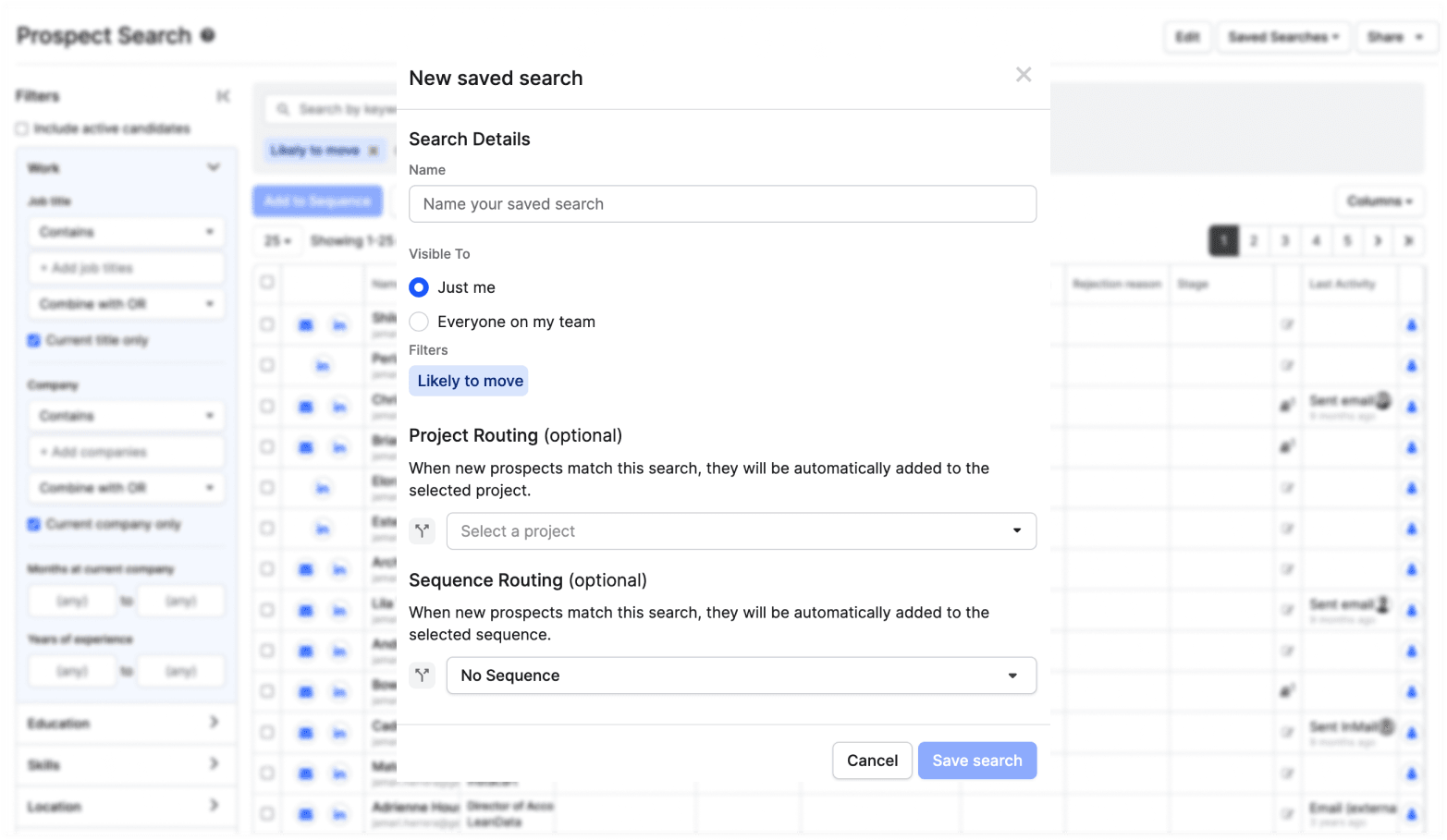 Saved Search Automation