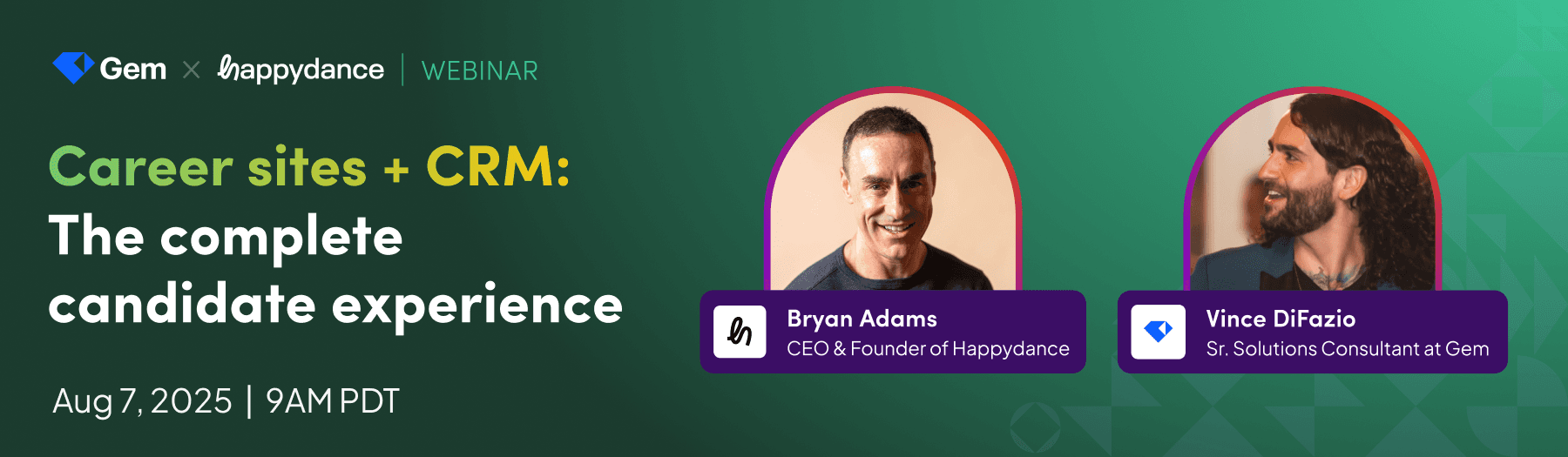 Career sites + CRM: The complete candidate experience | Banner image