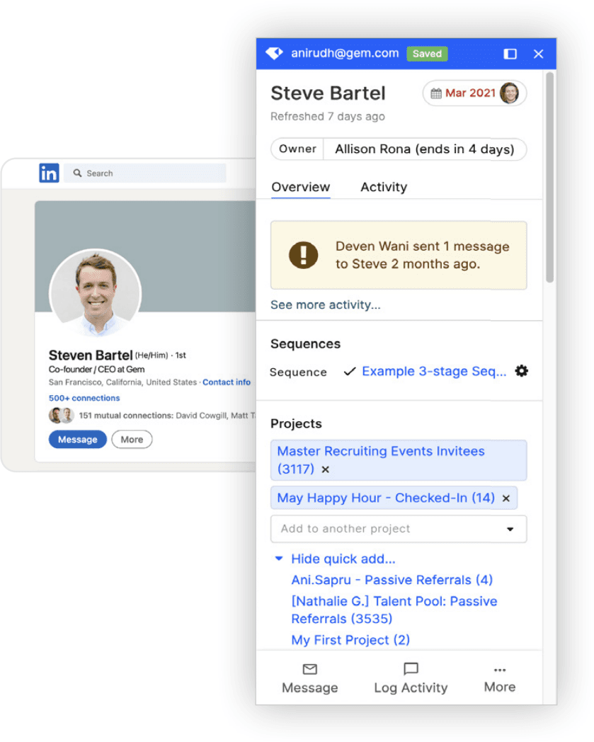 Outreach with Chrome Extension