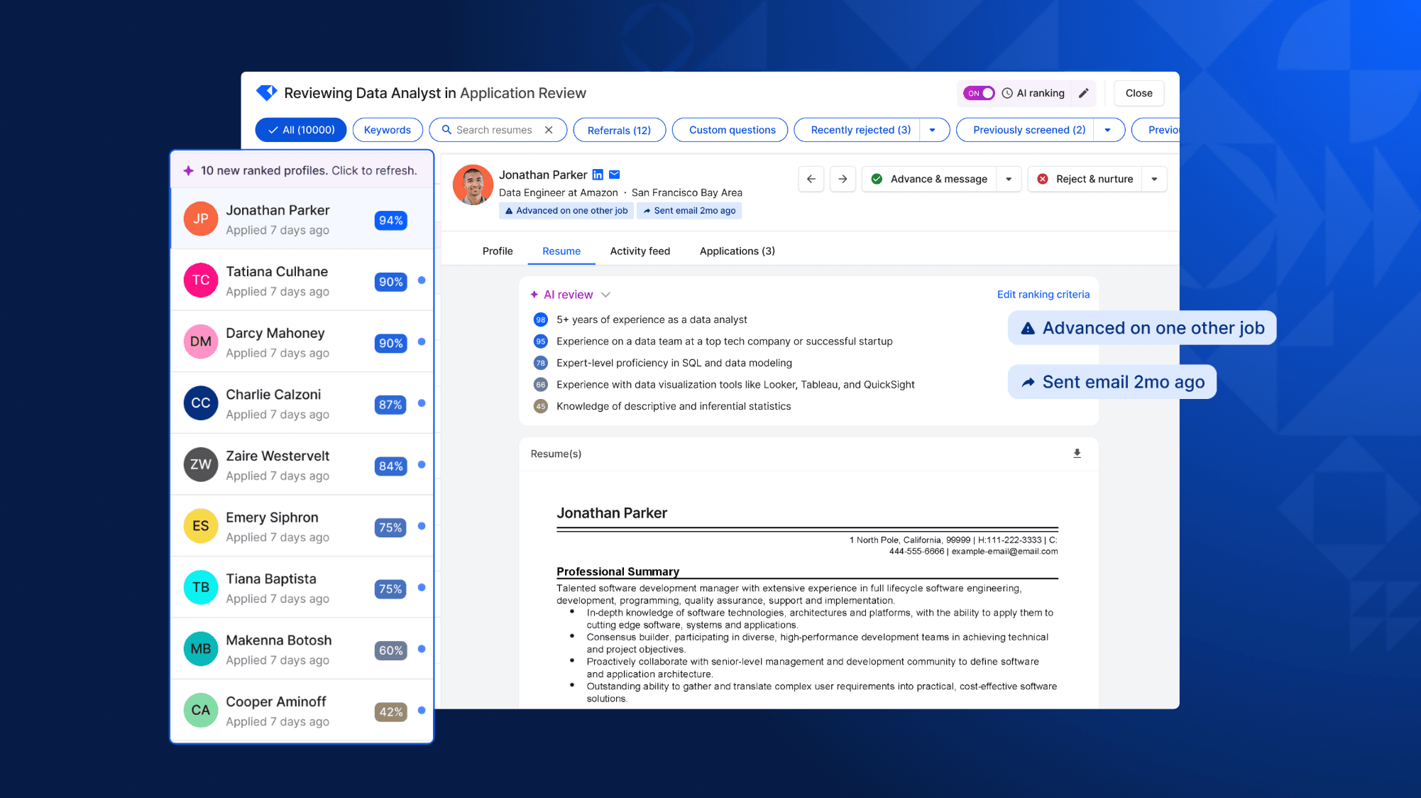 AI-powered App Review | Prioritize candidates