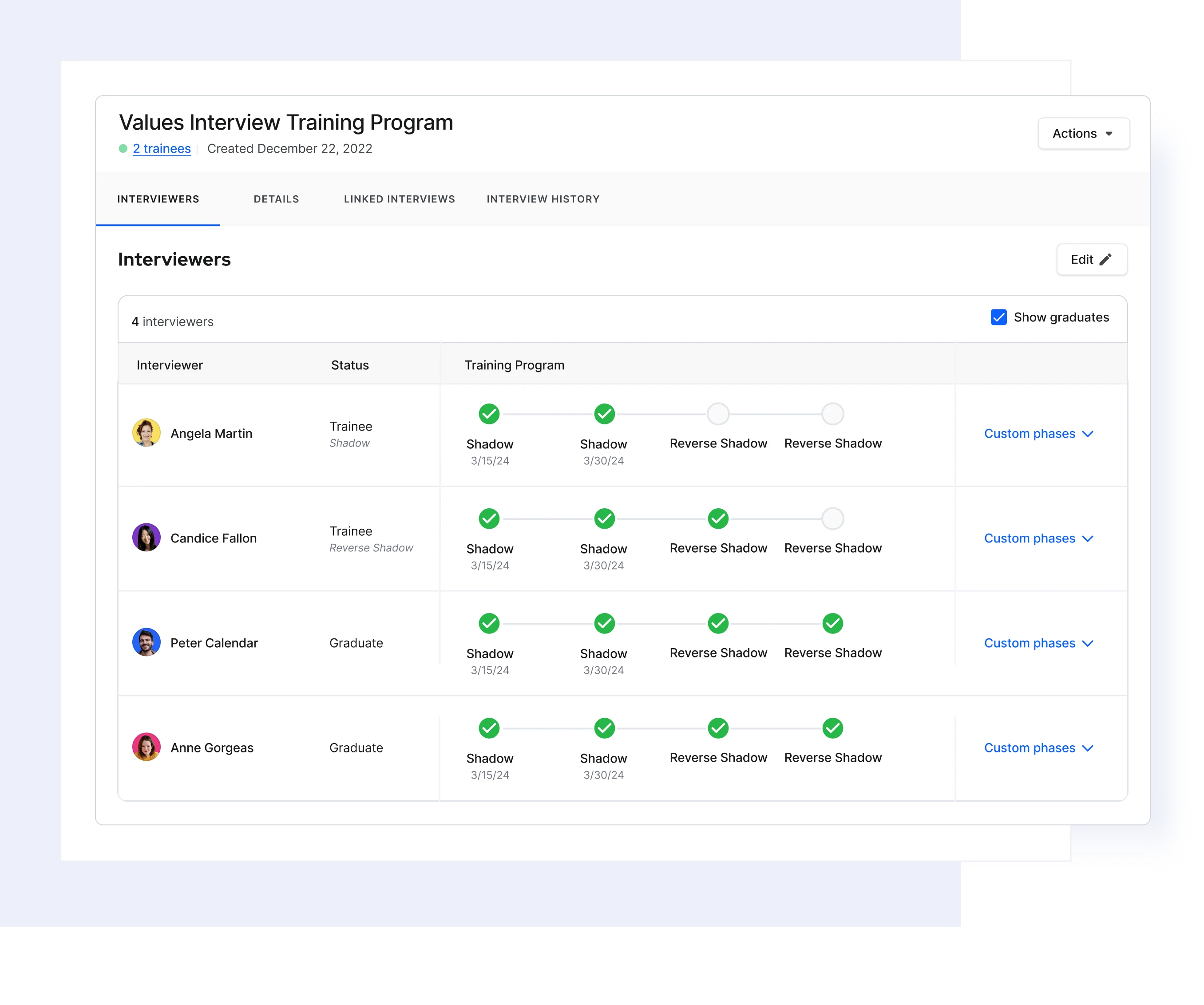 Interviewer training