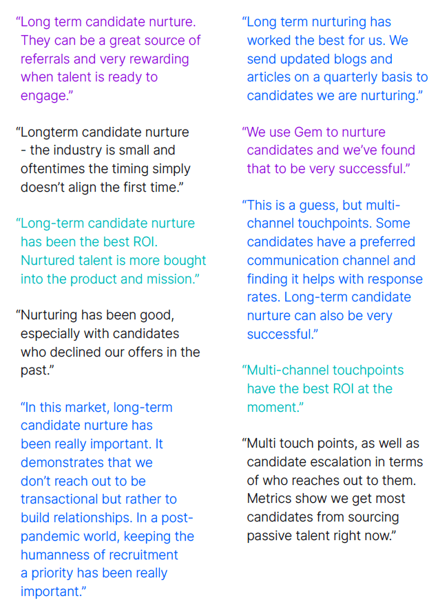 candidate nurture