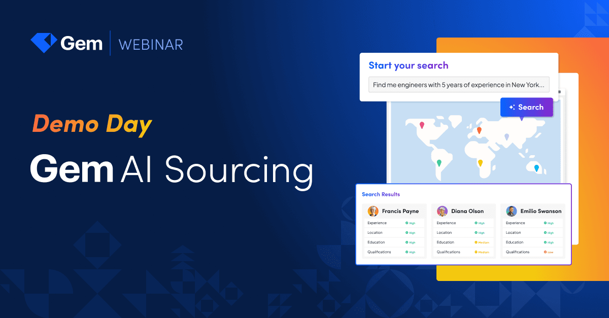 Demo Day | Gem AI Sourcing | Resource Preview