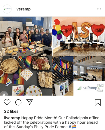 LiveRamp’s Instagram account 3